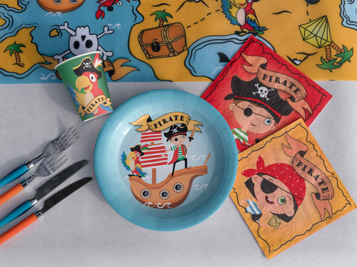 Cupe aniversare Pirates - 270 ml - 10 buc.