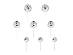 Picuri Disco argintii - 8 buc.