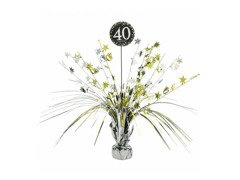 Decorațiuni de masă pentru a 40-a aniversare - 33 cm - 1 buc.