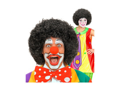 Negru clovn peruca afro păr