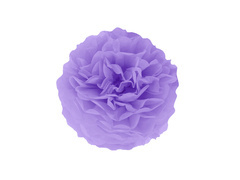 Decorațiuni florale suspendate pom pom - violet - 25 cm - 1 buc.