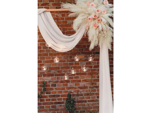 Tesatura de fundal Muslin alb - 10 m - 1 buc.