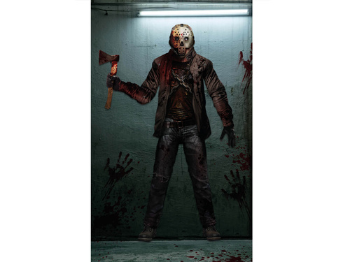 Decor pentru ușă Ucigaș mascat pentru Halloween - 1 buc.