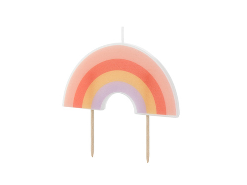 Lumânare aniversară Rainbow - 4,5 cm - 1 buc.