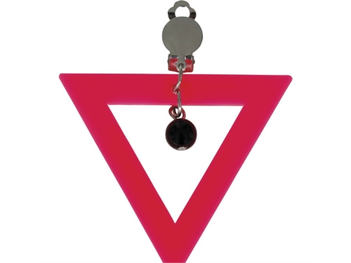 Cercei cu clip neon - 1 pereche