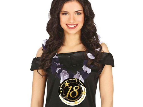 Colier aniversar pentru petrecerea celei de-a optsprezecea aniversări - 1 buc.