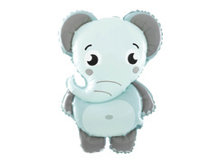 Decorațiune Balon din folie Elefant - 63 cm - 1 buc.