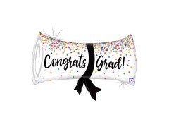 Balon folie felicitări pentru absolvire - 27" - 1 buc.