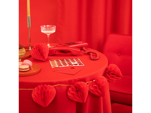 Ghirlandă inimioare din hârtie - 150 cm - 1 buc.