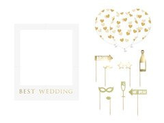 Recuzită foto cu ramă selfie - 12 buc.