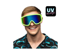 Ochelari de schi petrecere verde neon