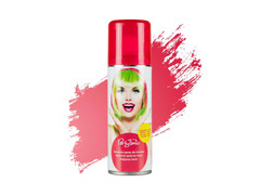 Spray de păr neon lavabil 125 ml - roșu