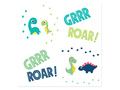 Șervețele de ziua de naștere Happy Dinosaurs - 33 cm - 20 buc.