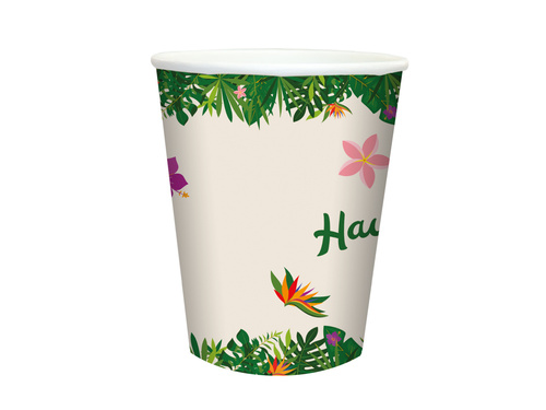 Pahare de petrecere Hawaii - 250 ml - 6 buc.