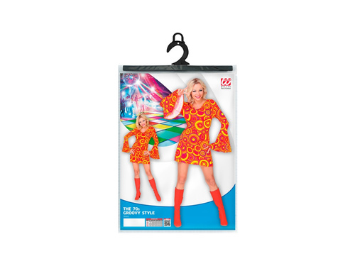 Ținută cool din anii '70 - portocaliu bubblegum