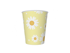 Cupe aniversare Daisies - 250 ml - 6 buc.
