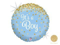 It's a Boy balon albastru din folie - 46 cm - 1 buc.