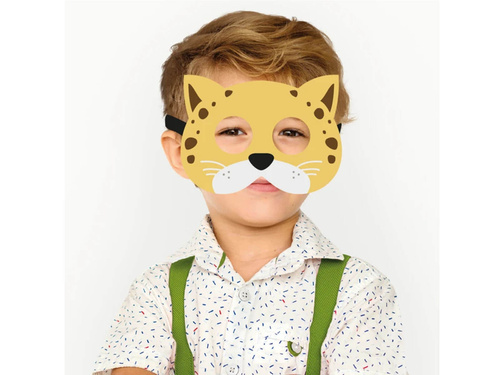 Mască din pâslă Cheetah - 1 buc.
