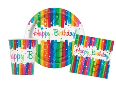 Set Rainbow Happy Birthday - 32 buc.