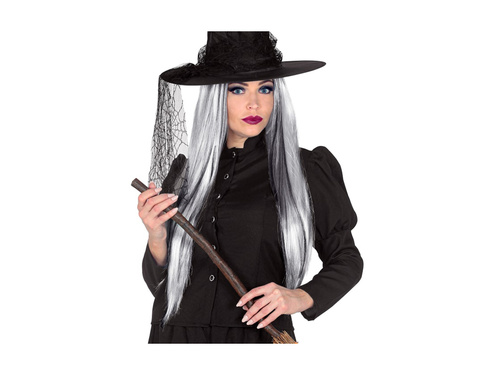 Spooky fantomă peruca negru și alb