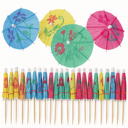 Umbrele de hârtie pentru băuturi - 10 cm -  100 buc.