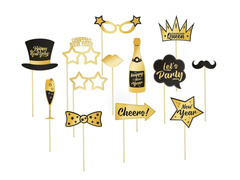 Recuzită foto pentru Revelion - 13 bucăți.