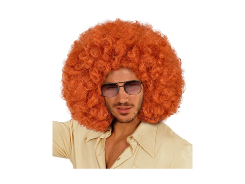 Redhead peruca afro mare