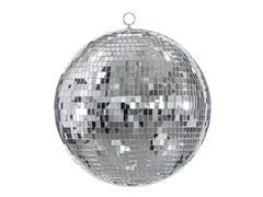 Glob disco cu oglindă argintie - 40 cm - 1 buc.
