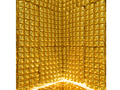 Balon cu perdea aurie - 55 x 110 cm - 1 buc.