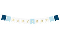 Banner albastru Baby Boy - 160 cm - 1 buc.