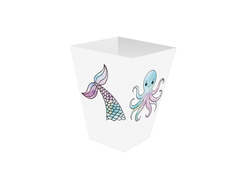 Cutii de popcorn Mermaid - 6 buc.