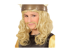 Peruca vikingă cu mustață