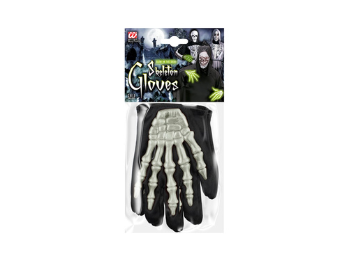Mănuși de schelet 3D care strălucesc în întuneric - pentru copii