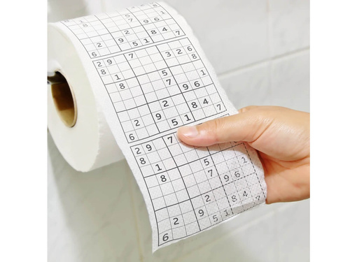 Hârtie igienică Sudoku - 1 buc.