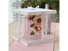 Cutie decorativă pentru tort - 25 x 25 x 25 cm - 1 buc.