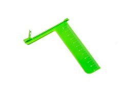 Semn de carte cu fermoar verde - 1 buc.