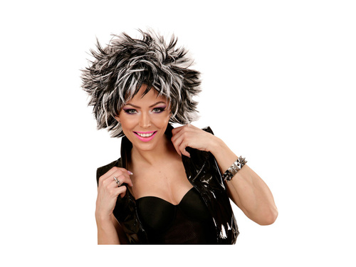 Brățară cu crampoane negre și argintii