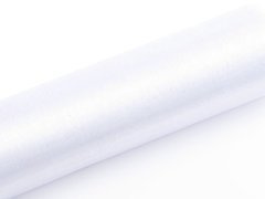 Organza simplu alb - 16 cm x 9 metri