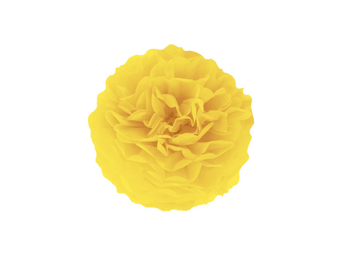 Decorațiuni florale suspendate pom pom - galben - 25 cm - 1 buc.