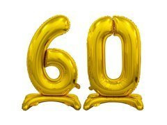 Set de baloane din folie 60 aur - 74 cm