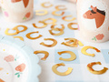 Confetti de aur în formă de potcoavă - 15 g