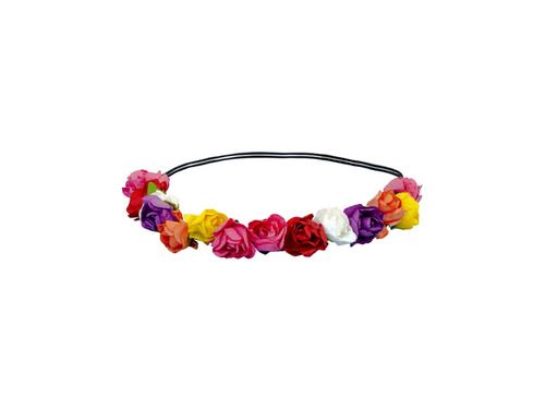 Bentiță cu flori multicolore