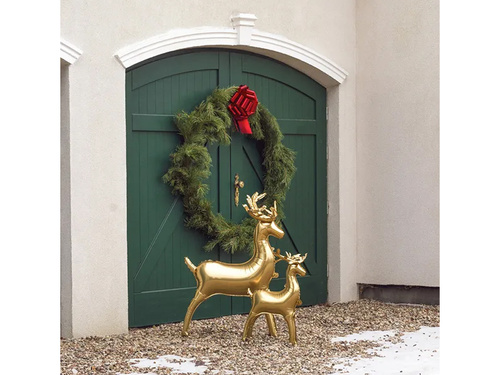 Balon din folie ren auriu - 124 x 80 cm - 1 buc.