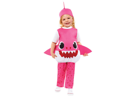 Baby Shark Mama costum roz pentru fetiță