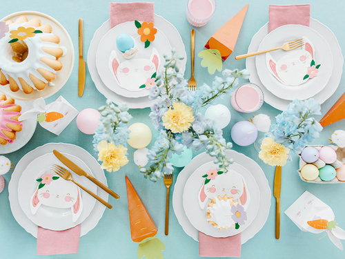 Șervețele iepuraș - 14,5 x 12 cm - 20 buc.