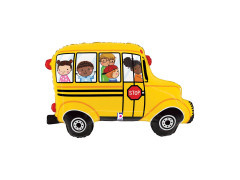 Balon din folie în formă de autobuz școlar - 29" - 1 buc.