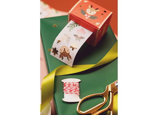 Naklejki świąteczne Merry Christmas - 52 szt.