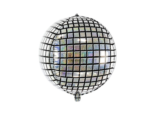 Balon disco cu folie - 40 cm - 1 buc.