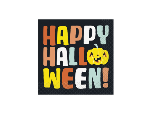 Șervețele Happy Halloween Pumpkins - 33 cm - 20 buc.