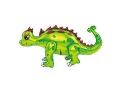 Balon 3D Ankylosaurus cu folie verde - 73 cm - 1 buc.